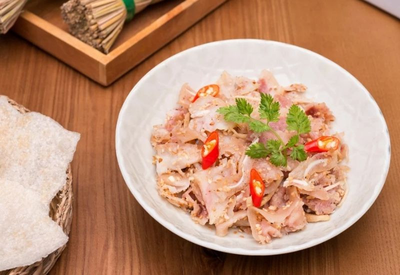 Nem tré Đà Nẵng với vị chua cay, thơm đậm đà (Ảnh: Sưu tầm)
